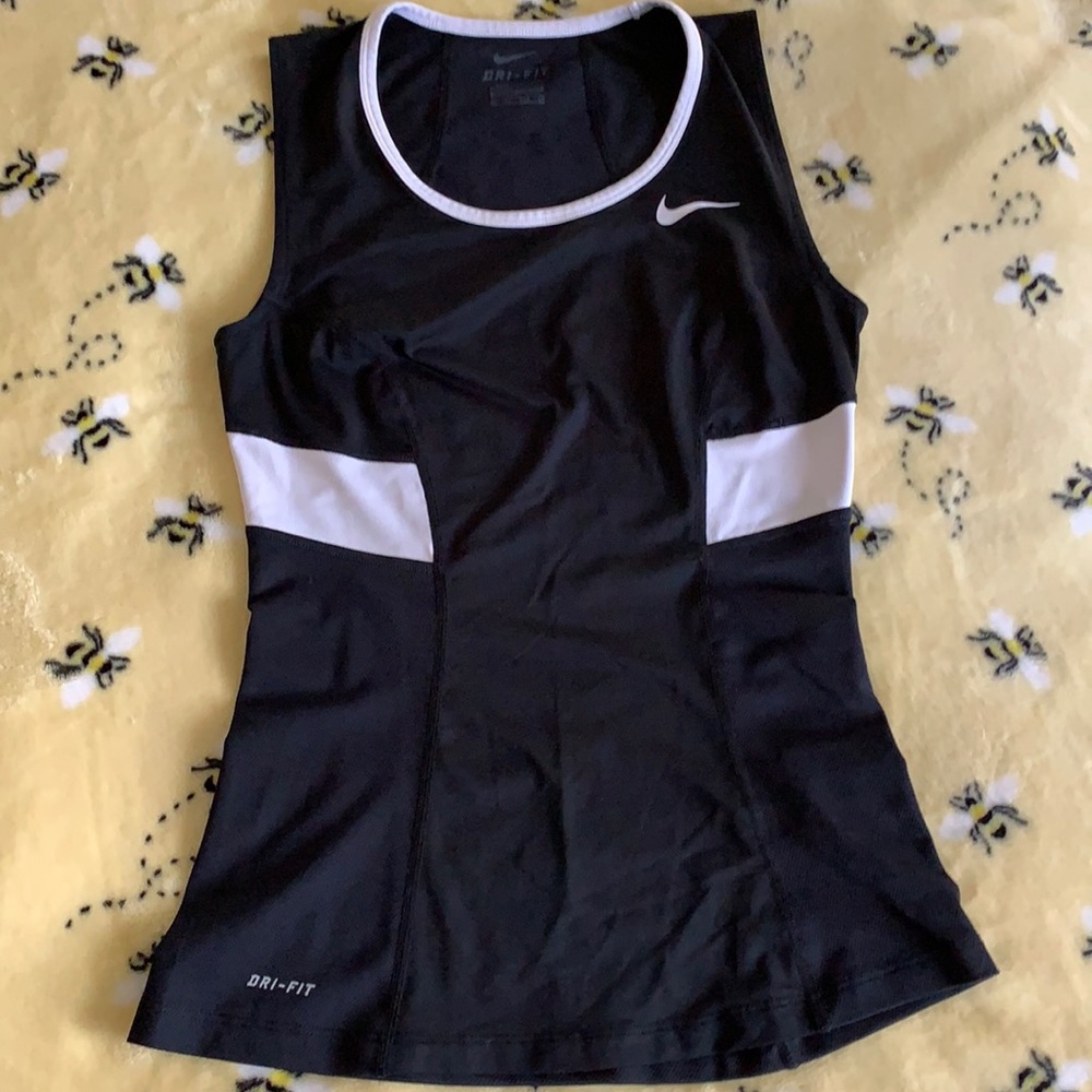 Nike Black and White Women's Top